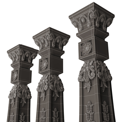 Classic Baluster 07 3D Print 501146