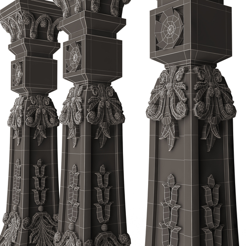 Classic Baluster 07 3D Print 501147