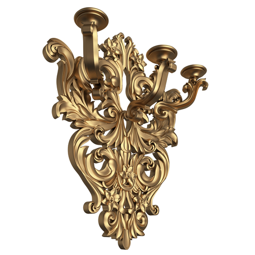 Classic Wall Chandelier 03 3D Print 501149