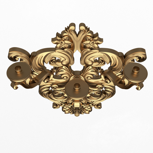 Classic Wall Chandelier 03 3D Print 501153