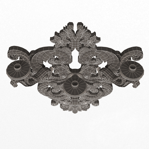 Classic Wall Chandelier 03 3D Print 501165