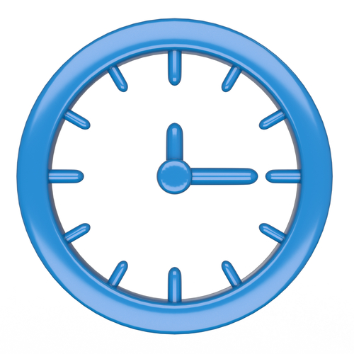 Clock Icon 02 3D Print 501166