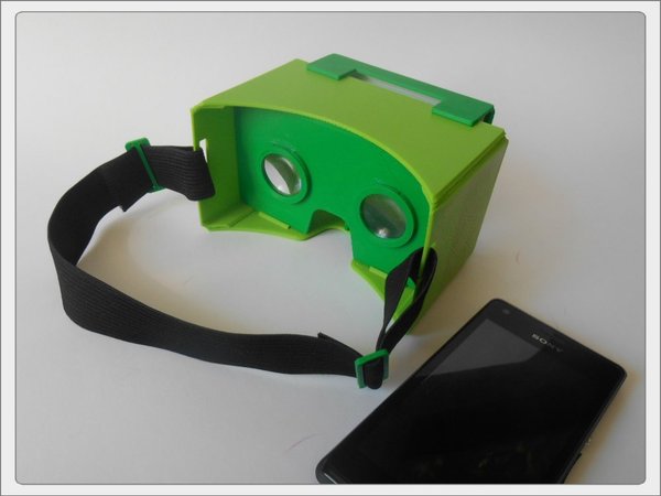 3D printed Google Cardboard kit