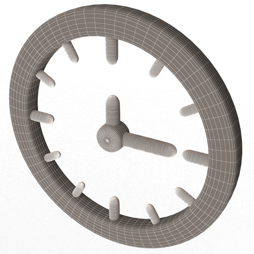 Clock Icon 02 3D Print 501175