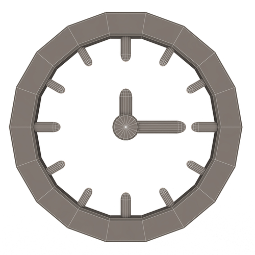 Clock Icon 02 3D Print 501178