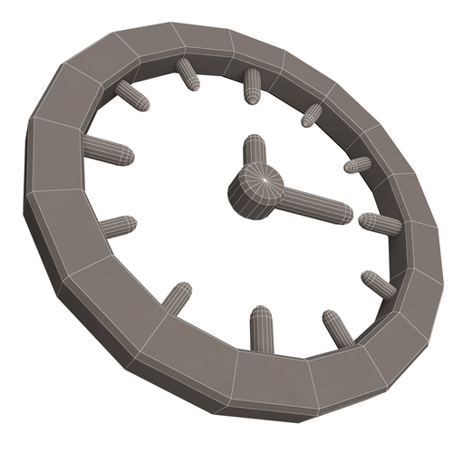 Clock Icon 02 3D Print 501179