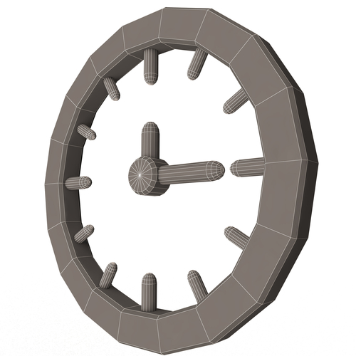 Clock Icon 02 3D Print 501180