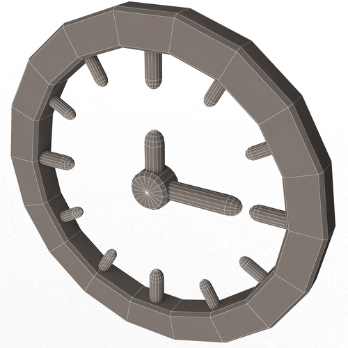 Clock Icon 02 3D Print 501181