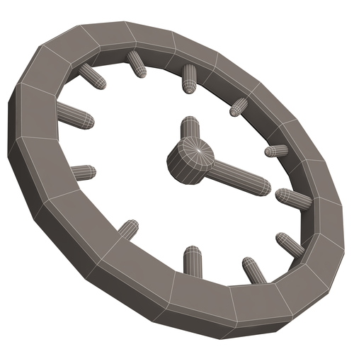 Clock Icon 02 3D Print 501182