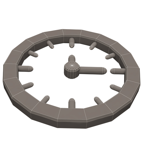 Clock Icon 02 3D Print 501183