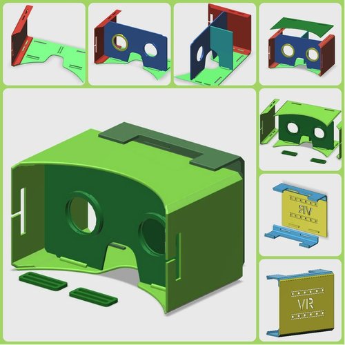 3D printed Google Cardboard kit 3D Print 50119