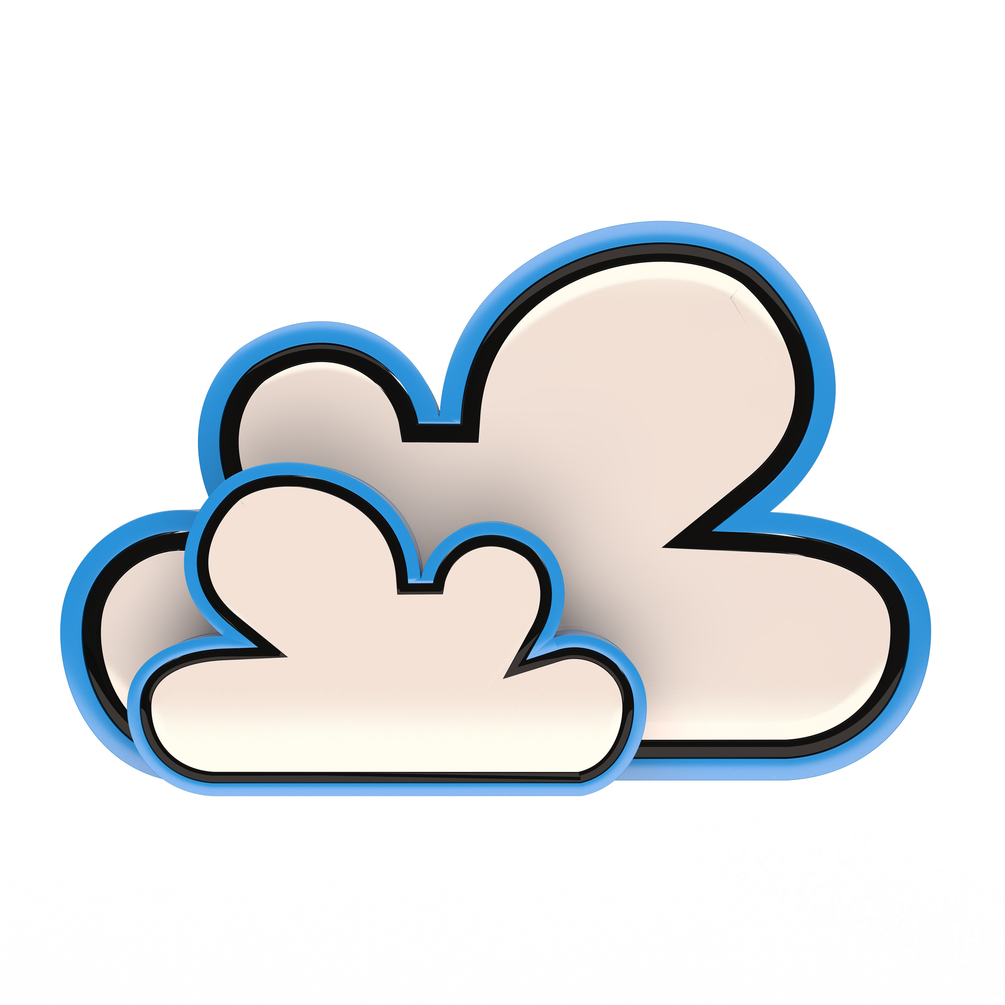 Cloud login. Облако иконка. Cloud 3d icon.