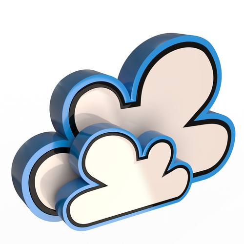 Cloud icon 3D Print 501205