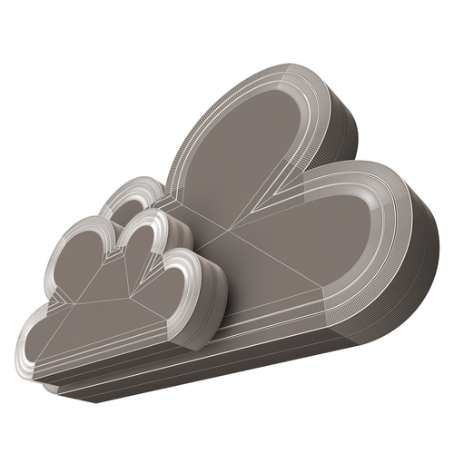 Cloud icon 3D Print 501210