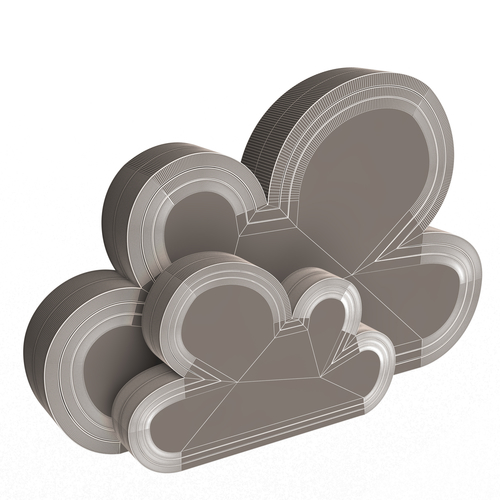 Cloud icon 3D Print 501211