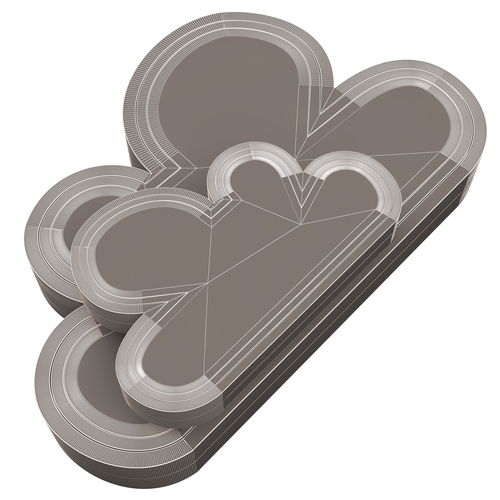 Cloud icon 3D Print 501213