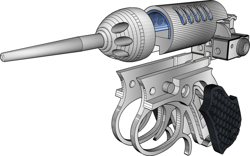 Men in black's noisy cricket gun, screen accurate 3D Print 501267