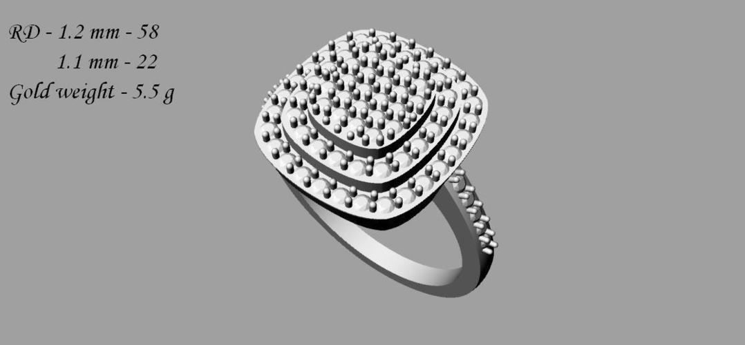 STL ring for Sale 3D Print 501302