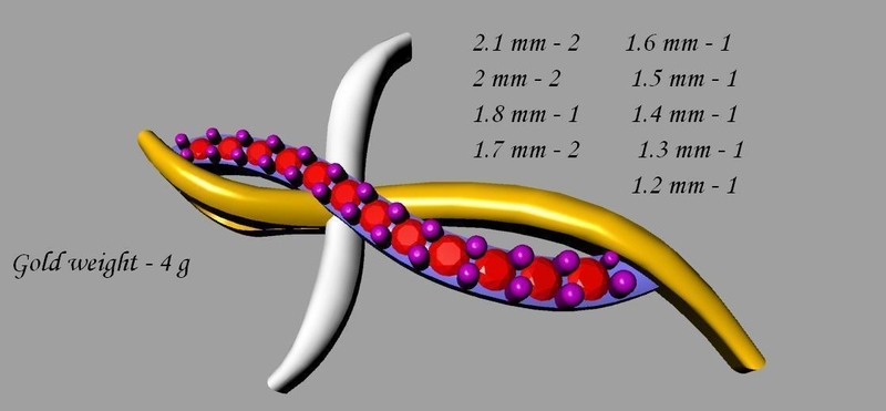 Classic Cross pendant STL file