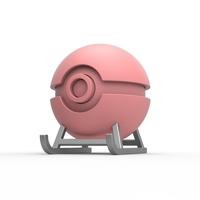 Pokeball Sled stand - Thumbnail 2