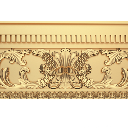 Cornice Decoration Molding 03 3D Print 501332