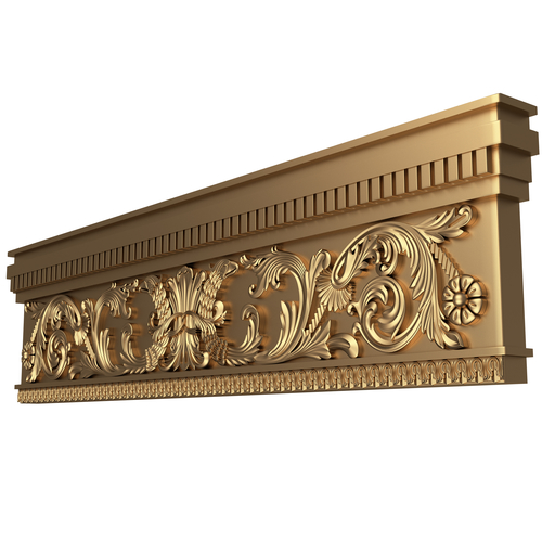 Cornice Decoration Molding 03 3D Print 501333