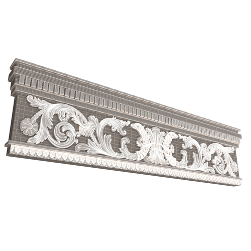 Cornice Decoration Molding 03 3D Print 501335