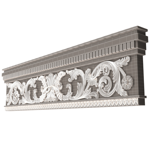 Cornice Decoration Molding 03 3D Print 501339