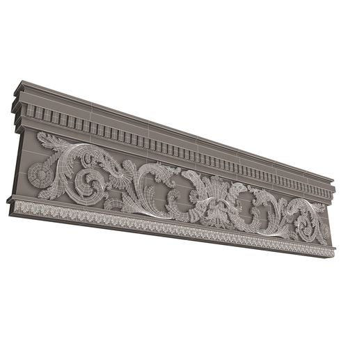 Cornice Decoration Molding 03 3D Print 501340