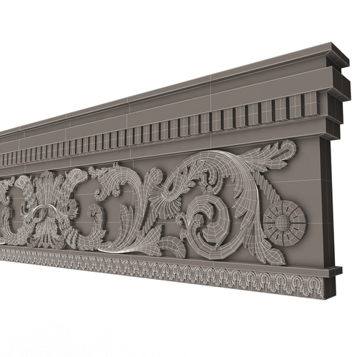 Cornice Decoration Molding 03 3D Print 501341