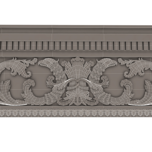 Cornice Decoration Molding 03 3D Print 501343