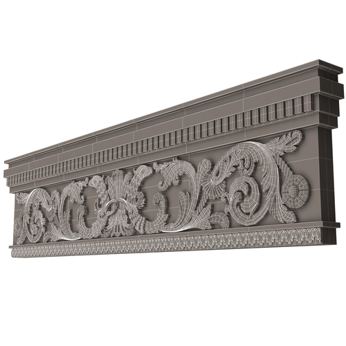 Cornice Decoration Molding 03 3D Print 501344