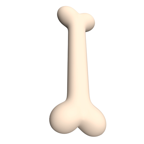 Dog Bone Cartoon 3D Print 501390