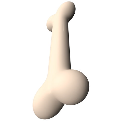 Dog Bone Cartoon 3D Print 501391