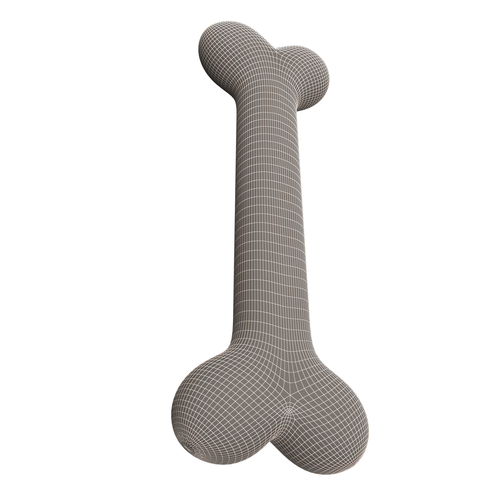 Dog Bone Cartoon 3D Print 501396