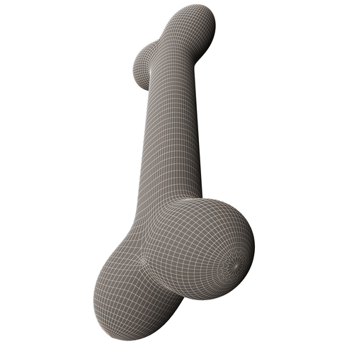 Dog Bone Cartoon 3D Print 501397