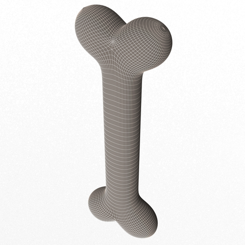 Dog Bone Cartoon 3D Print 501398