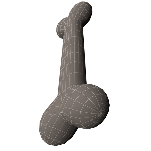 Dog Bone Cartoon 3D Print 501403