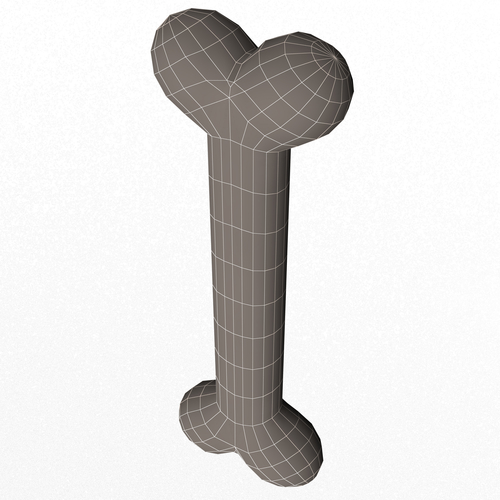 Dog Bone Cartoon 3D Print 501404