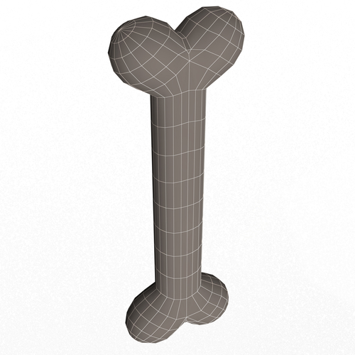 Dog Bone Cartoon 3D Print 501405