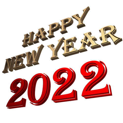 Happy New Year 2022 01 3D Print 501447