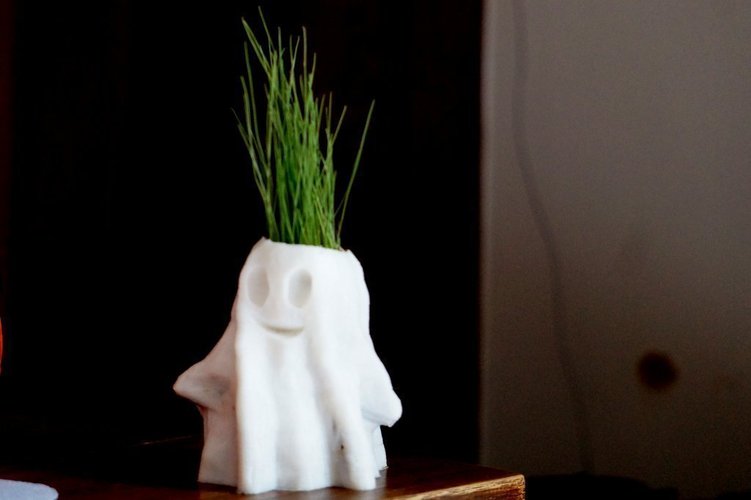 Halloween Ghost Planter 3D Print 50147