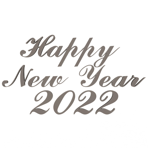 Happy New Year 2022 03 3D Print 501478