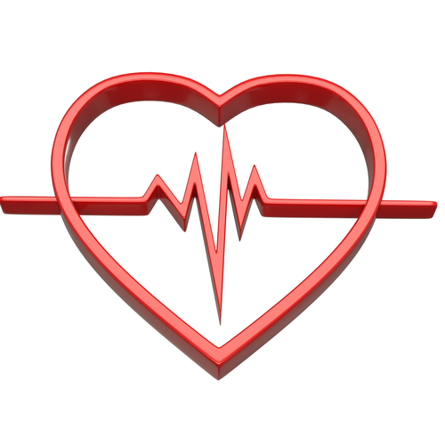 Heartbeat Pulse Symbol 3D Print 501486