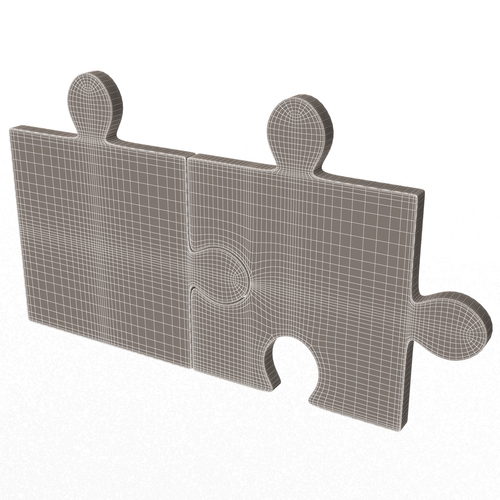 Jigsaw Puzzle 04 3D Print 501505