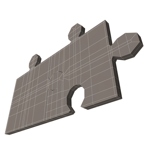 Jigsaw Puzzle 04 3D Print 501513