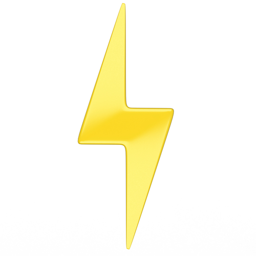 Lightning Symbol 3D Print 501553