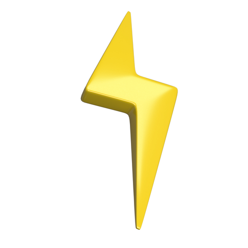 Lightning Symbol 3D Print 501554