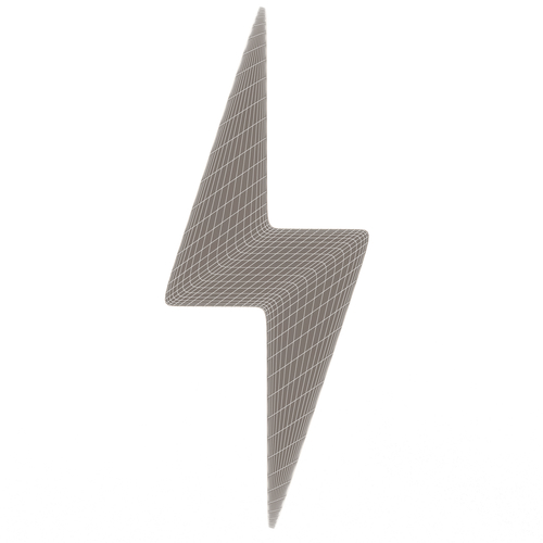 Lightning Symbol 3D Print 501559