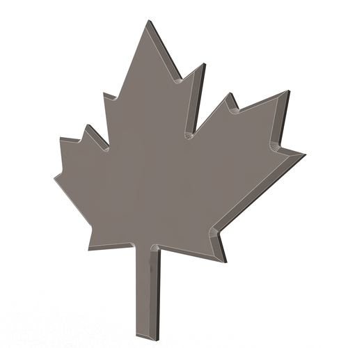 Maple Leaf 3D Print 501627